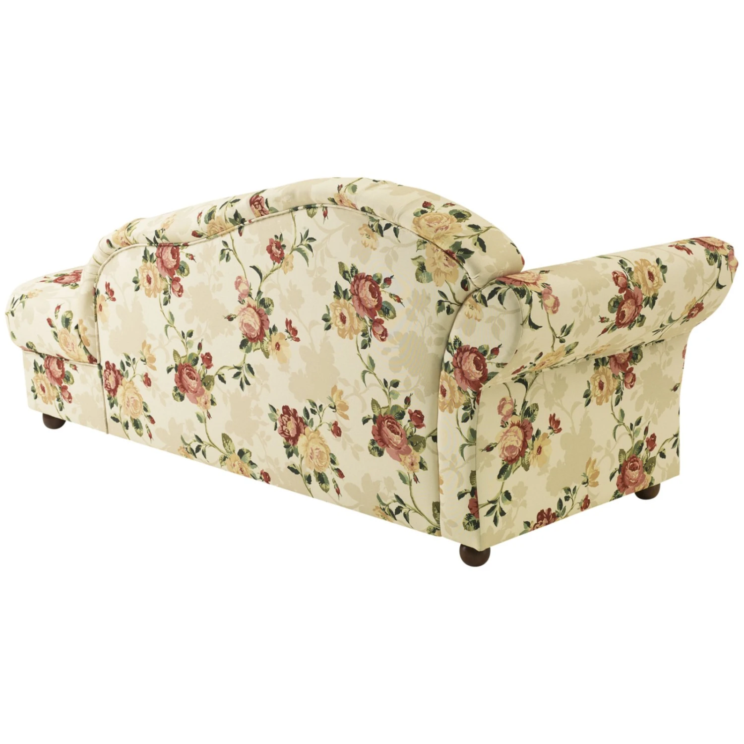 Max Winzer Vollpolsterrecamiere - Floral - beige-rot - Armlehne links 4 Max Winzer Vollpolsterrecamiere - Floral - beige-rot - Armlehne links – Bild 4