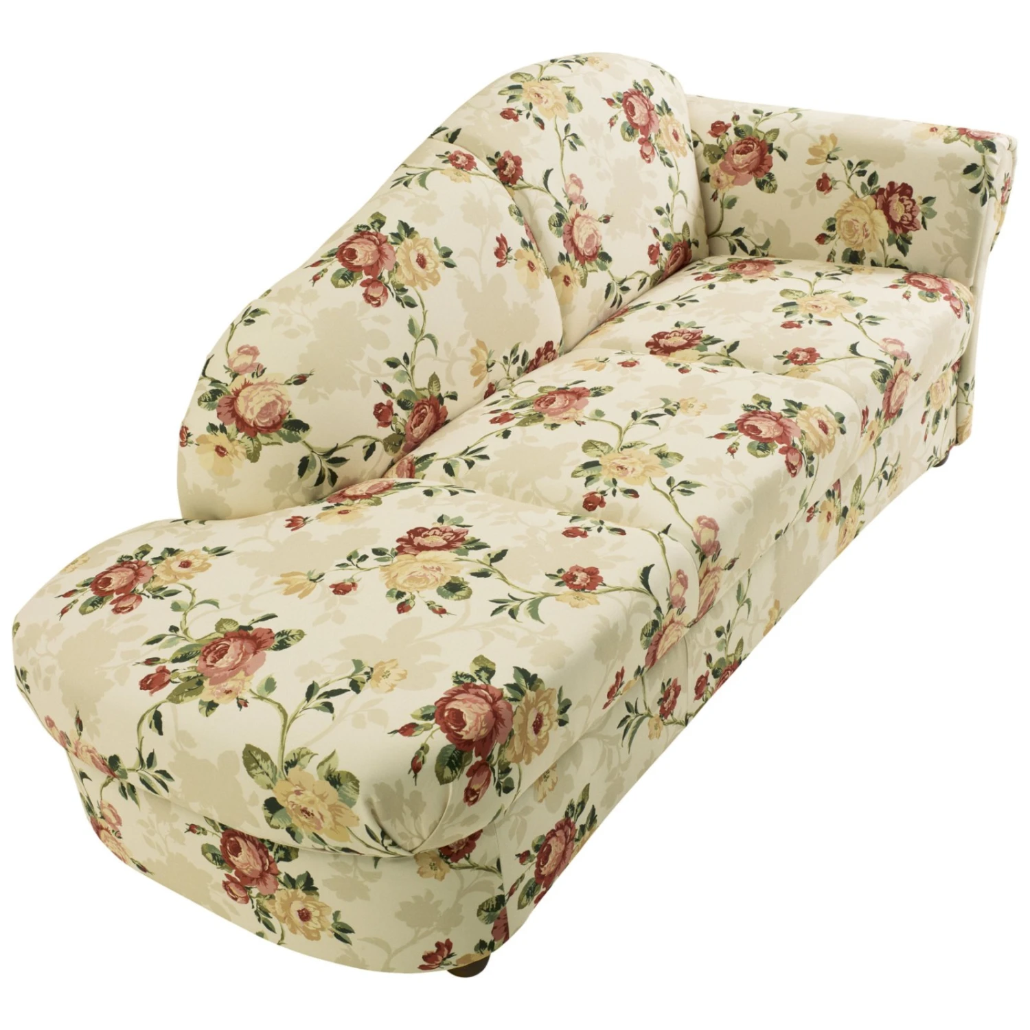 Max Winzer Vollpolsterrecamiere - Floral - beige-rot - Armlehne rechts 4 Max Winzer Vollpolsterrecamiere - Floral - beige-rot - Armlehne rechts – Bild 4