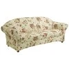 Max Winzer 3-Sitzer Sofa - Floral - beige-rot