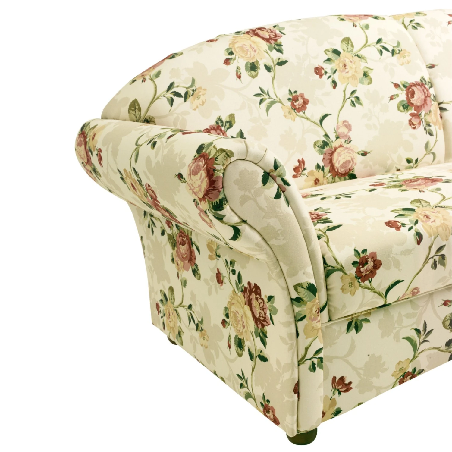 Max Winzer 2-Sitzer Sofa - Floral - beige-rot 4 Max Winzer 2-Sitzer Sofa - Floral - beige-rot – Bild 4