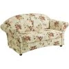 Max Winzer 2-Sitzer Sofa - Floral - beige-rot