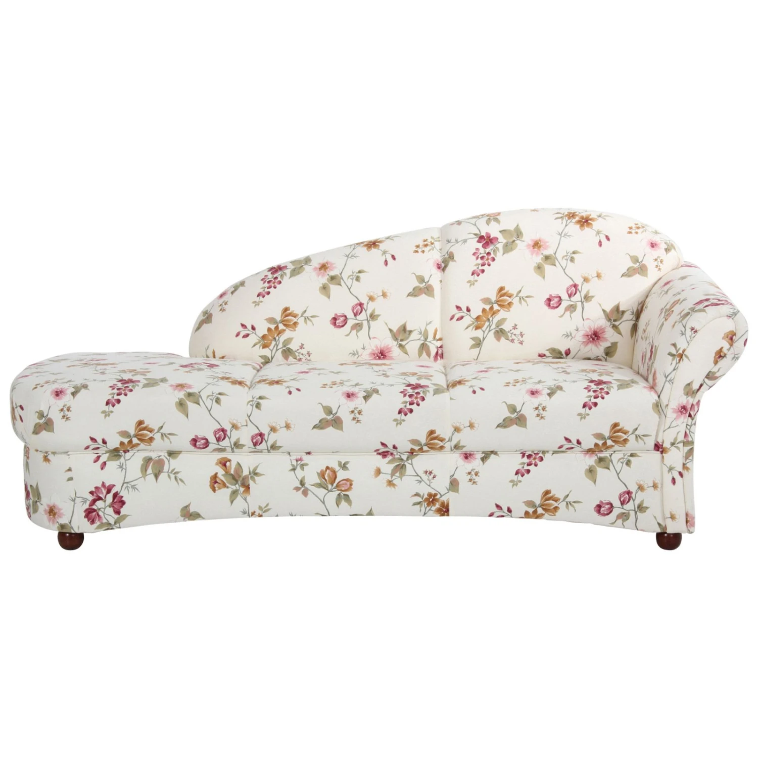 Max Winzer Vollpolsterrecamiere - Floral - weiß - Armlehne rechts 2 Max Winzer Vollpolsterrecamiere - Floral - weiß - Armlehne rechts – Bild 2