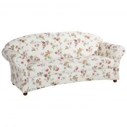 Max Winzer 3-Sitzer Sofa - Floral - weiß