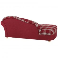 Max Winzer Vollpolsterrecamiere - rot kariert - Armlehne rechts - Buche massiv -Wohnzimmer Verkäufe 9003002200 04 1600Wx1600H