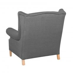 Max Winzer Ohrenbackensessel - anthrazit - Flachgewebe - Massivholz 6 Max Winzer Ohrenbackensessel - anthrazit - Flachgewebe - Massivholz -Wohnzimmer Verkäufe 9003005500 03 1600Wx1600H