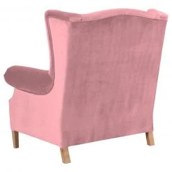 Max Winzer Ohrenbackensessel - rose - Samtvelours - Massivholz -Wohnzimmer Verkäufe 9003007200 04 1600Wx1600H