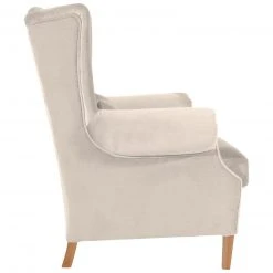 Max Winzer Ohrenbackensessel - creme - Samtvelours - Massivholz -Wohnzimmer Verkäufe 9003007400 03 1600Wx1600H