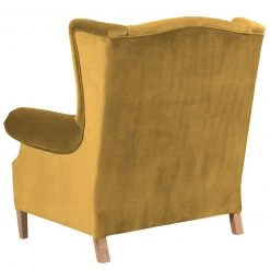 Max Winzer Ohrenbackensessel - mais - Samtvelours - Massivholz -Wohnzimmer Verkäufe 9003008100 04 1600Wx1600H