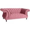 Max Winzer 2-Sitzer Sofa - rose - Buche massiv - Samtvelours