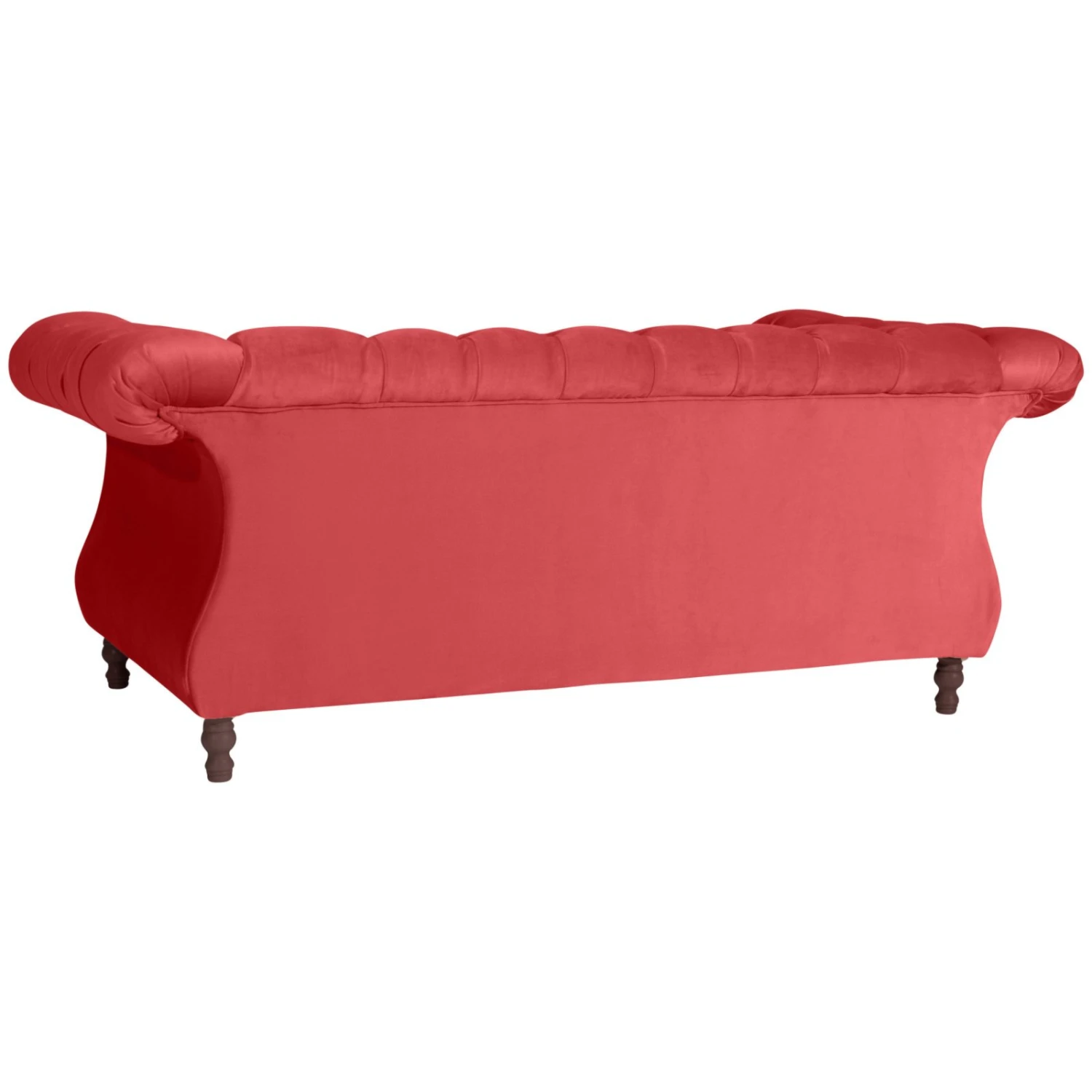 Max Winzer 2-Sitzer Sofa - rot - Buche massiv - Samtvelours 4 Max Winzer 2-Sitzer Sofa - rot - Buche massiv - Samtvelours – Bild 4