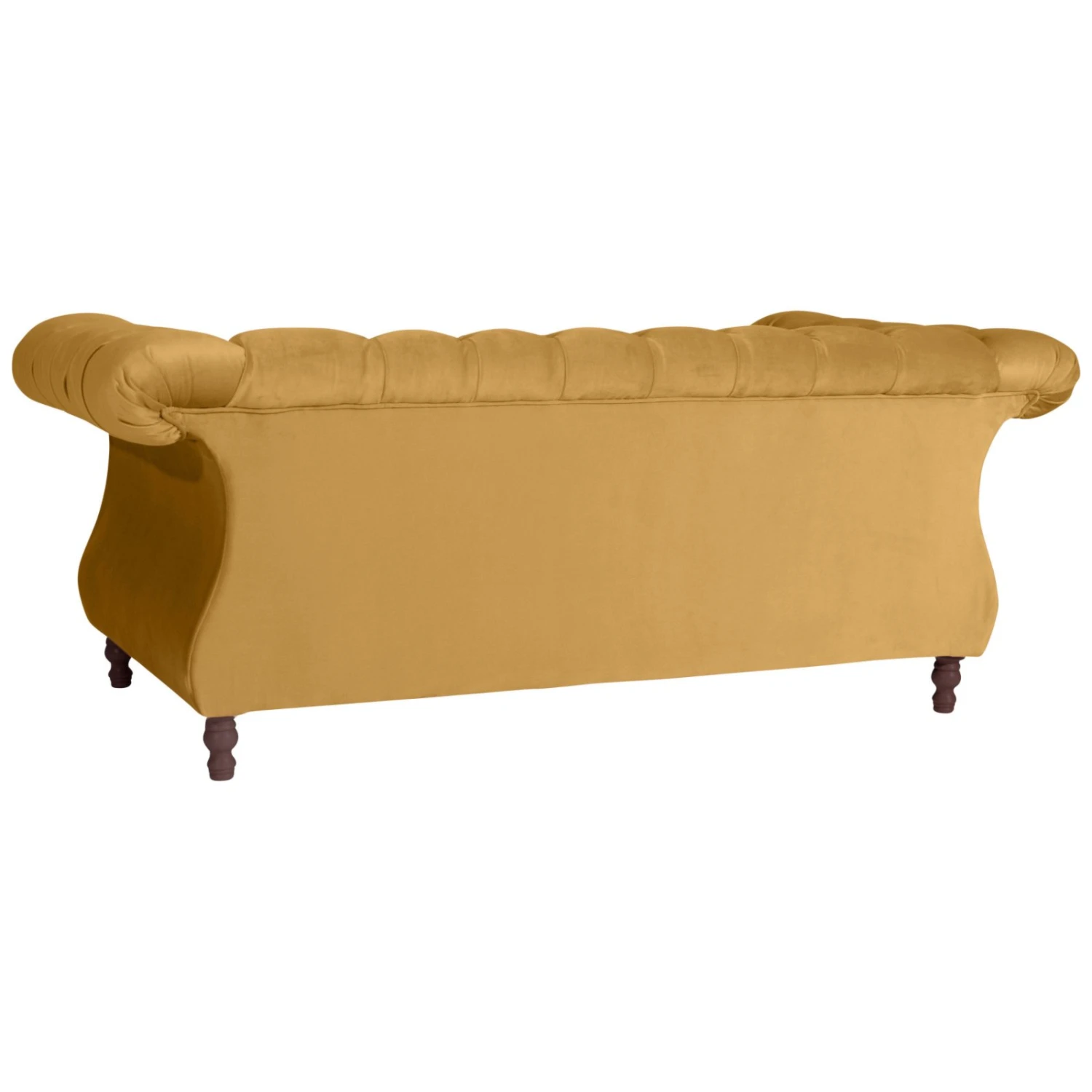 Max Winzer 2-Sitzer Sofa - gelb - Buche massiv - Samtvelours 4 Max Winzer 2-Sitzer Sofa - gelb - Buche massiv - Samtvelours – Bild 4