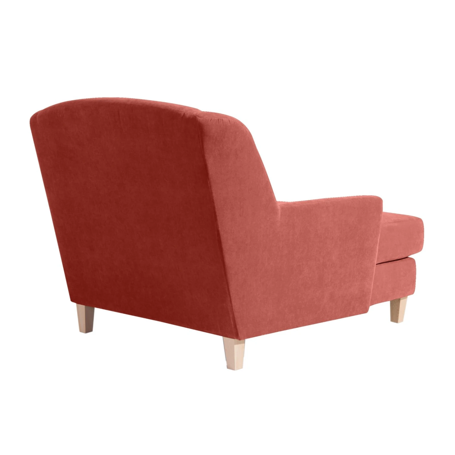 Max Winzer XXL-Sessel - terracotta - Velours - mit Kissen 4 Max Winzer XXL-Sessel - terracotta - Velours - mit Kissen – Bild 4