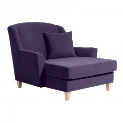 Max Winzer XXL-Sessel - violett - Velours - mit Kissen