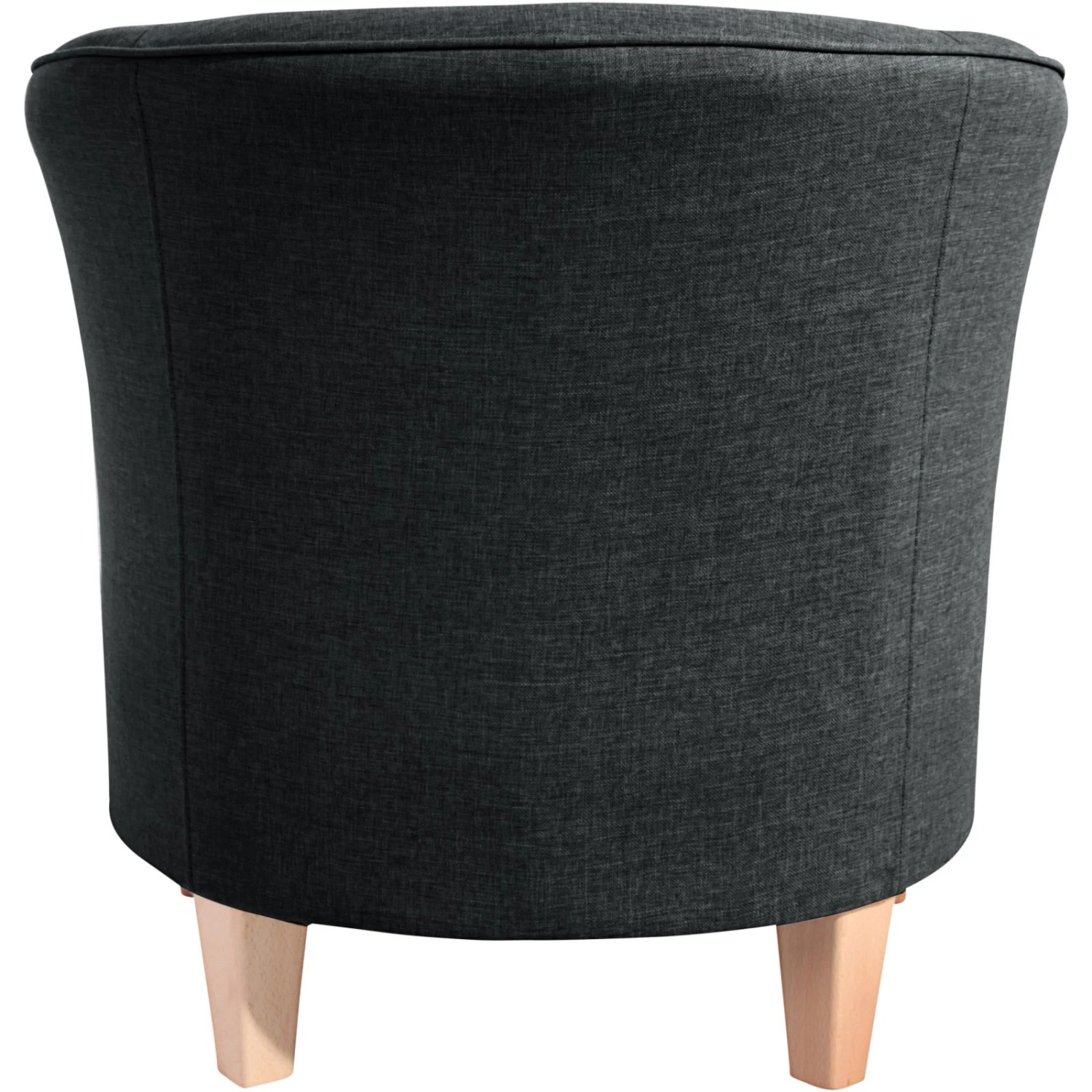 Max Winzer Cocktailsessel - schwarz - Flachgewebe - Massivholz 4 Max Winzer Cocktailsessel - schwarz - Flachgewebe - Massivholz – Bild 4