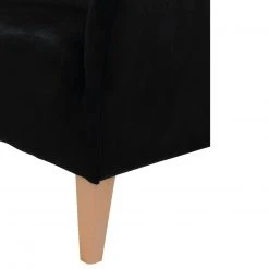 Max Winzer 2-Sitzer Sofa - schwarz - mit Zierknöpfen - Samtvelours -Wohnzimmer Verkäufe 9003065900 03 1600Wx1600H