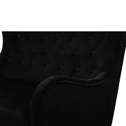 Max Winzer 2-Sitzer Sofa - schwarz - mit Zierknöpfen - Samtvelours -Wohnzimmer Verkäufe 9003065900 04 1600Wx1600H