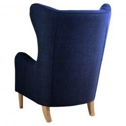 Max Winzer Ohrensessel - dunkelblau - Flachgewebe in Leinenoptik -Wohnzimmer Verkäufe 9003077300 04 1600Wx1600H