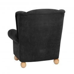 Max Winzer Ohrensessel - schwarz - Veloursstoff 7 Max Winzer Ohrensessel - schwarz - Veloursstoff -Wohnzimmer Verkäufe 9003079100 03 1600Wx1600H