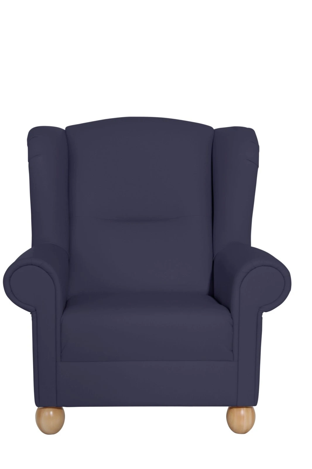 Max Winzer Ohrensessel - dunkelblau - Kunstleder 2 Max Winzer Ohrensessel - dunkelblau - Kunstleder – Bild 2