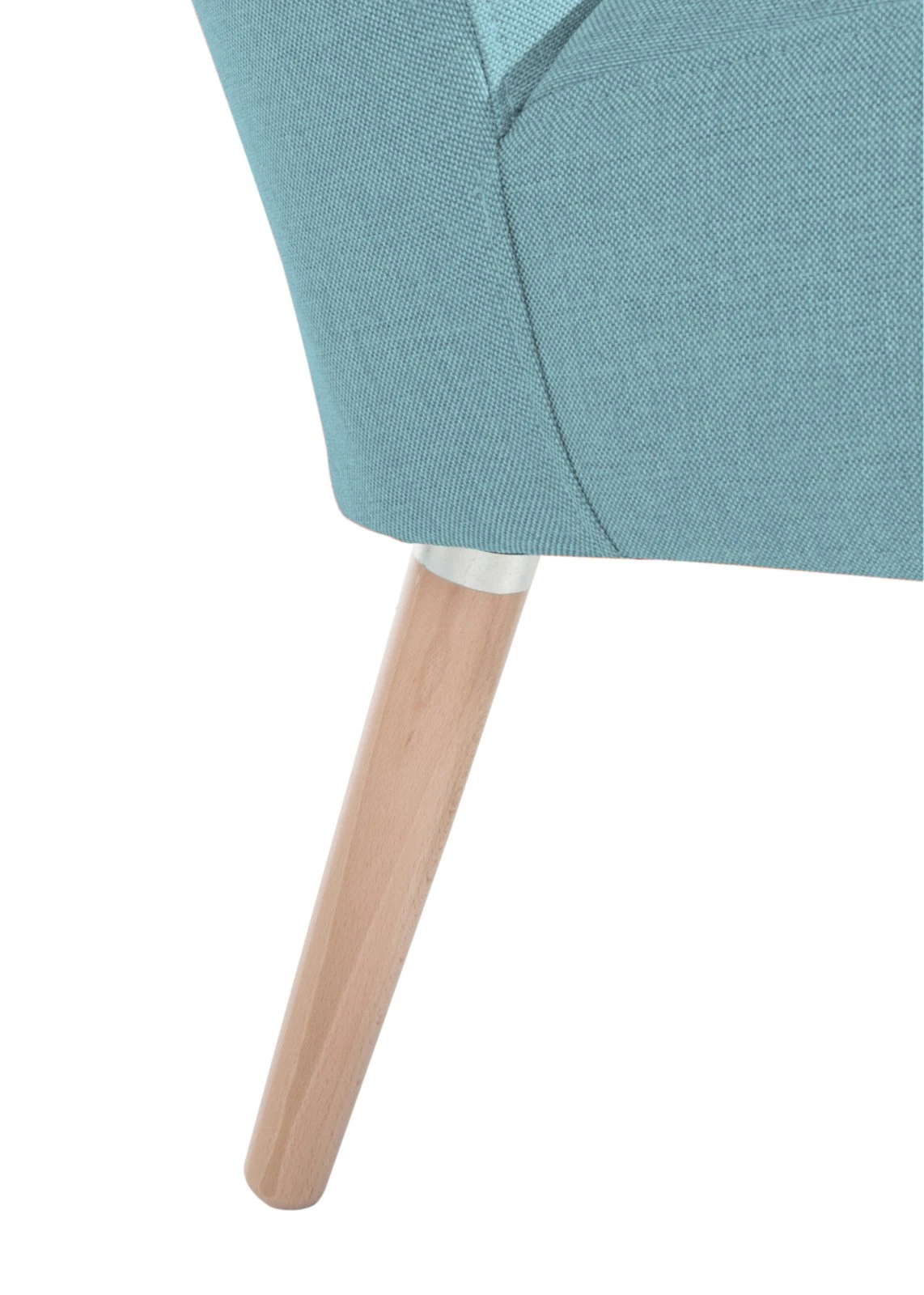Max Winzer Cocktailsessel - aqua - Flachgewebe - Massivholz 4 Max Winzer Cocktailsessel - aqua - Flachgewebe - Massivholz – Bild 4