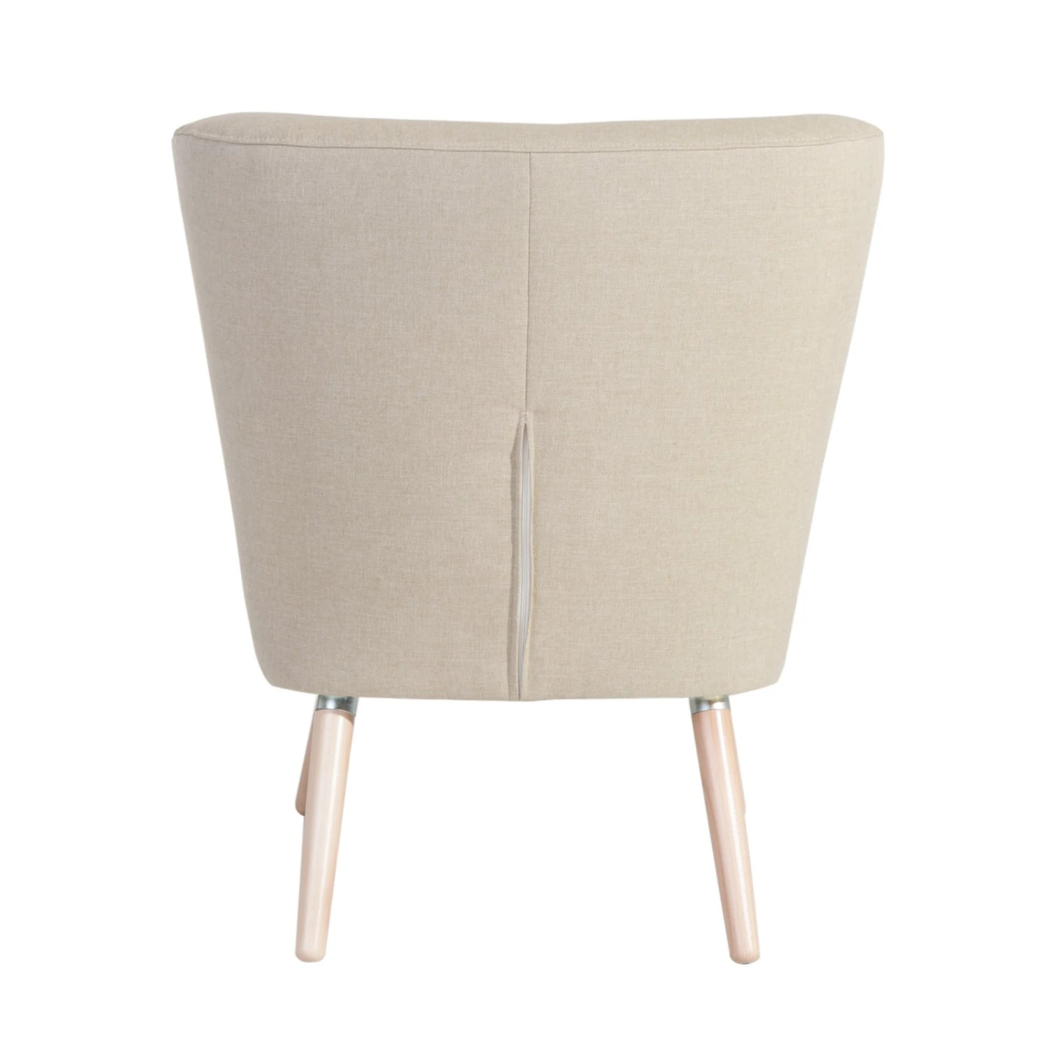 Max Winzer Cocktailsessel - beige - Flachgewebe - Massivholz 3 Max Winzer Cocktailsessel - beige - Flachgewebe - Massivholz – Bild 3