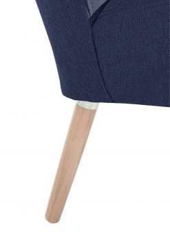 Max Winzer Cocktailsessel - dunkelblau - Flachgewebe - Massivholz -Wohnzimmer Verkäufe 9003084000 04 1600Wx1600H