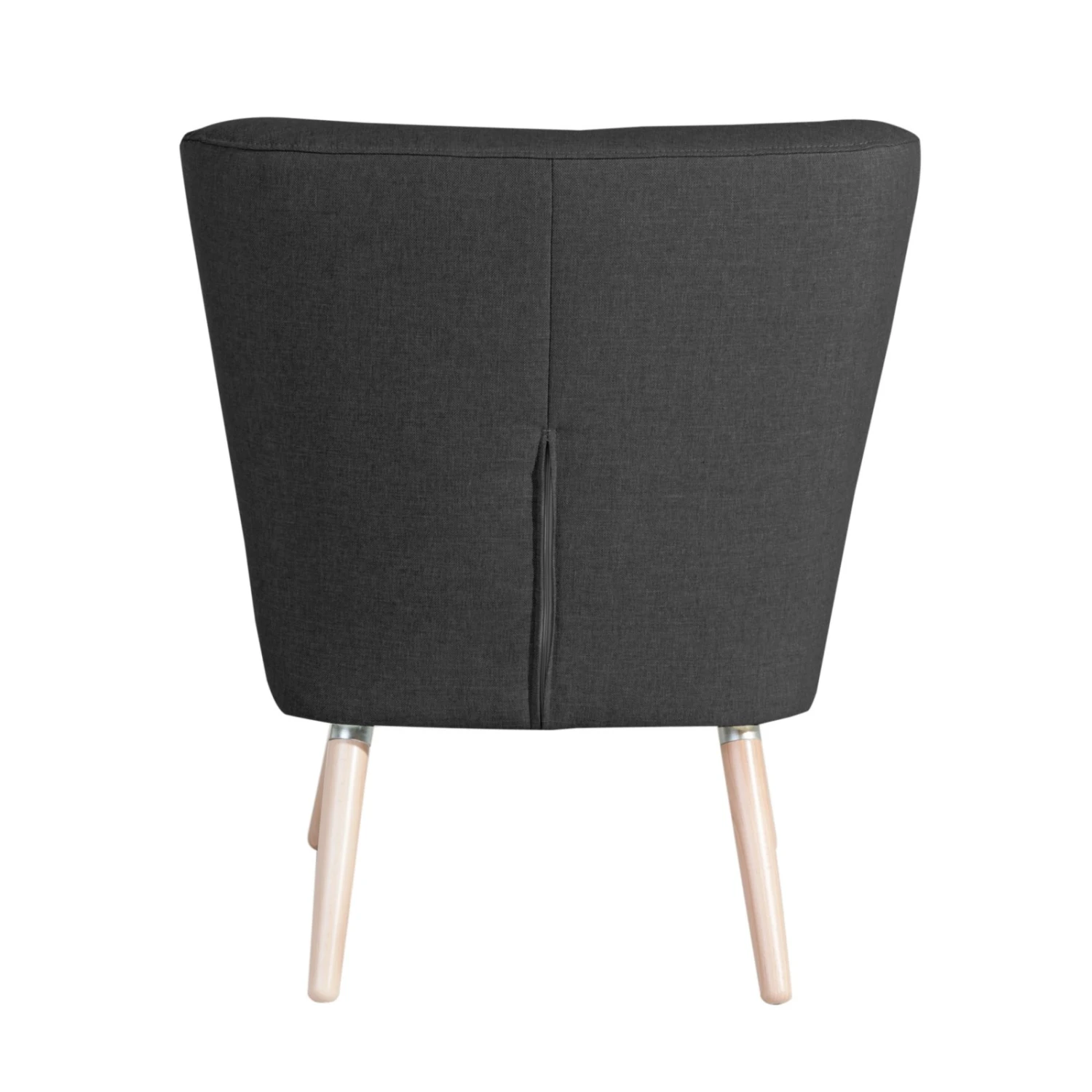 Max Winzer Cocktailsessel - schwarz - Flachgewebe - Massivholz 3 Max Winzer Cocktailsessel - schwarz - Flachgewebe - Massivholz – Bild 3