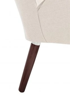 Max Winzer Cocktailsessel - creme - Flachgewebe - Füße Nussbaum dunkel -Wohnzimmer Verkäufe 9003085100 04 1600Wx1600H