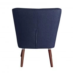 Max Winzer Cocktailsessel - dunkelblau - Flachgewebe - Füße Nussbaum dunkel -Wohnzimmer Verkäufe 9003085200 03 1600Wx1600H
