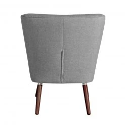 Max Winzer Cocktailsessel - grau - Flachgewebe - Füße Nussbaum dunkel -Wohnzimmer Verkäufe 9003085400 03 1600Wx1600H