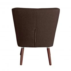 Max Winzer Cocktailsessel - schoko - Flachgewebe - Füße Nussbaum dunkel -Wohnzimmer Verkäufe 9003085700 03 1600Wx1600H