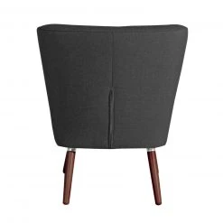 Max Winzer Cocktailsessel - schwarz - Flachgewebe - Füße Nussbaum dunkel 7 Max Winzer Cocktailsessel - schwarz - Flachgewebe - Füße Nussbaum dunkel -Wohnzimmer Verkäufe 9003085800 03 1600Wx1600H