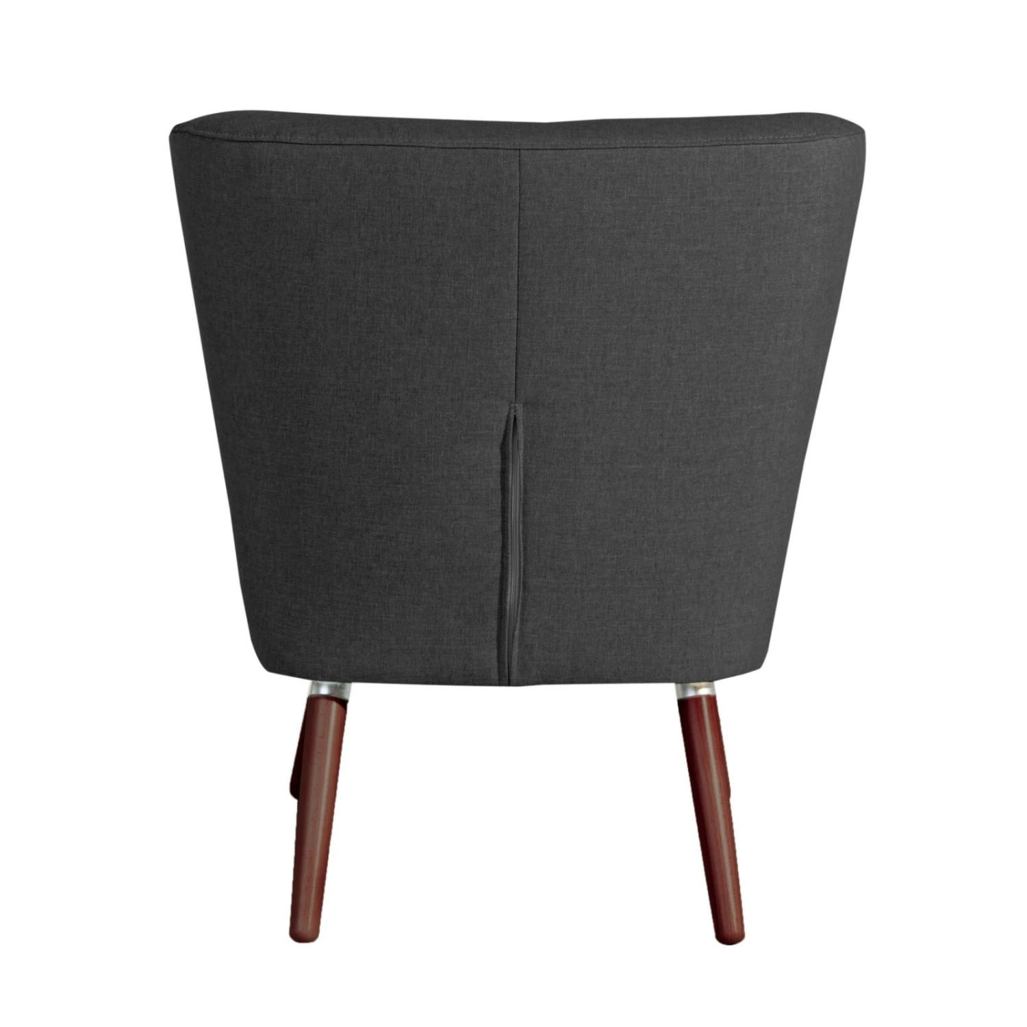 Max Winzer Cocktailsessel - schwarz - Flachgewebe - Füße Nussbaum dunkel 3 Max Winzer Cocktailsessel - schwarz - Flachgewebe - Füße Nussbaum dunkel – Bild 3