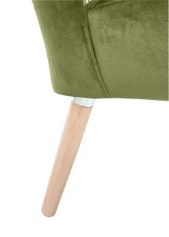 Max Winzer Cocktailsessel - oliv - Samtvelours - Massivholz -Wohnzimmer Verkäufe 9003085900 04 1600Wx1600H