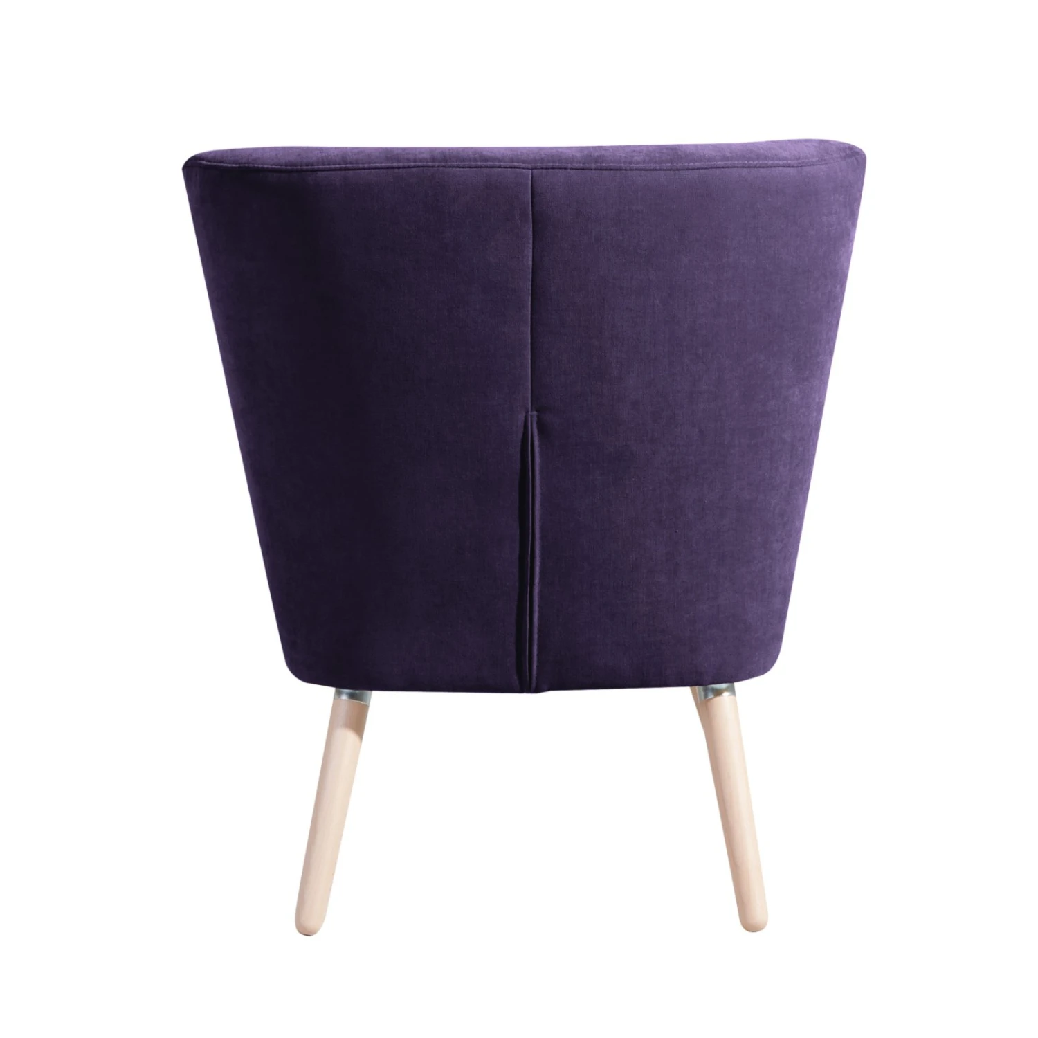 Max Winzer Cocktailsessel - violett - Veloursstoff - Massivholz 3 Max Winzer Cocktailsessel - violett - Veloursstoff - Massivholz – Bild 3