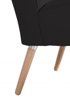 Max Winzer Cocktailsessel - schwarz - Kunstleder - Massivholz -Wohnzimmer Verkäufe 9003089600 04 1600Wx1600H