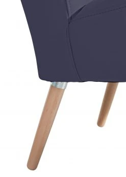 Max Winzer Cocktailsessel - dunkelblau - Kunstleder - Massivholz -Wohnzimmer Verkäufe 9003089700 04 1600Wx1600H