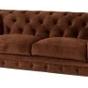 Max Winzer Sofa - 2-Sitzer - braun - Samtvelours - 122 cm breit