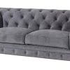 Max Winzer Sofa - 2-Sitzer - grau - Samtvelours - 122 cm breit