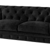 Max Winzer Sofa - 2-Sitzer - schwarz - Samtvelours - 122 cm breit