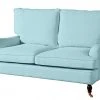 Max Winzer 2-Sitzer Sofa - aqua - Flachgewebe in Leinenoptik