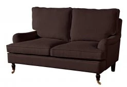 Max Winzer 2-Sitzer Sofa - schoko - Flachgewebe in Leinenoptik