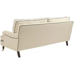 Max Winzer 3-Sitzer Sofa - creme-dunkelblau - Flachgewebe in Leinenoptik -Wohnzimmer Verkäufe 9003103000 03 1600Wx1600H