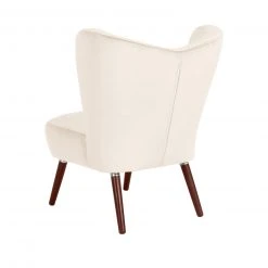 Max Winzer Cocktailsessel SARI - creme-nussbaum - Samtvelours -Wohnzimmer Verkäufe 9003103900 03 1600Wx1600H