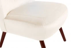 Max Winzer Cocktailsessel SARI - creme-nussbaum - Samtvelours -Wohnzimmer Verkäufe 9003103900 04 1600Wx1600H