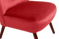 Max Winzer Cocktailsessel SARI - rot-nussbaum - Samtvelours -Wohnzimmer Verkäufe 9003104100 04 1600Wx1600H