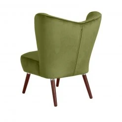 Max Winzer Cocktailsessel SARI - olive-nussbaum - Samtvelours -Wohnzimmer Verkäufe 9003104300 03 1600Wx1600H