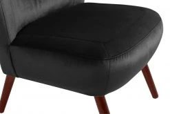 Max Winzer Cocktailsessel SARI - schwarz-nussbaum - Samtvelours 8 Max Winzer Cocktailsessel SARI - schwarz-nussbaum - Samtvelours -Wohnzimmer Verkäufe 9003104500 04 1600Wx1600H