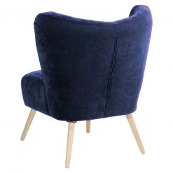 Max Winzer Cocktailsessel SARI - blau - Veloursstoff -Wohnzimmer Verkäufe 9003106200 04 1600Wx1600H