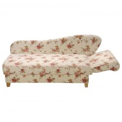 Max Winzer Recamiere - Floral - beige - Flachgewebe - mit Staukasten -Wohnzimmer Verkäufe 9003107400 03 1600Wx1600H